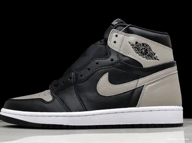 Rep High Air OG Black Grey 555088-013 Retro Jordan 1 Shadow 0323